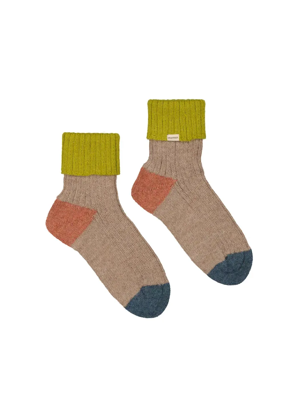 MarMar Azusa striksokker Multicolour Block alpaka