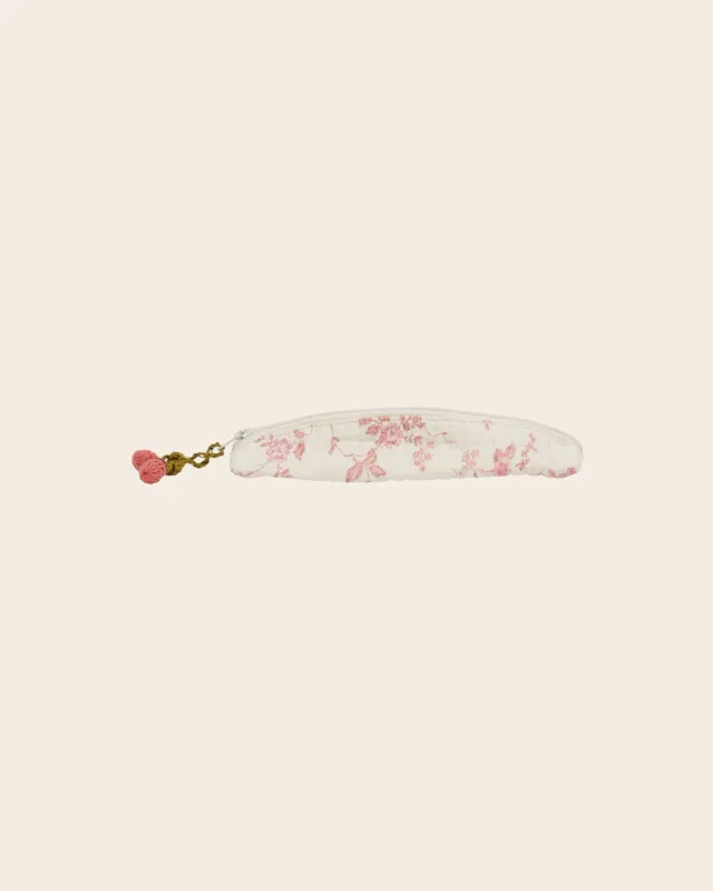Emile et Ida Rosalie penalhus ecru rosa blomstret