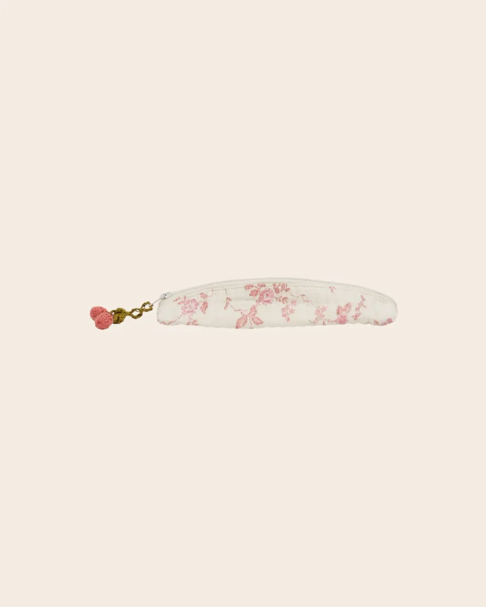 Emile et Ida Rosalie penalhus ecru rosa blomstret