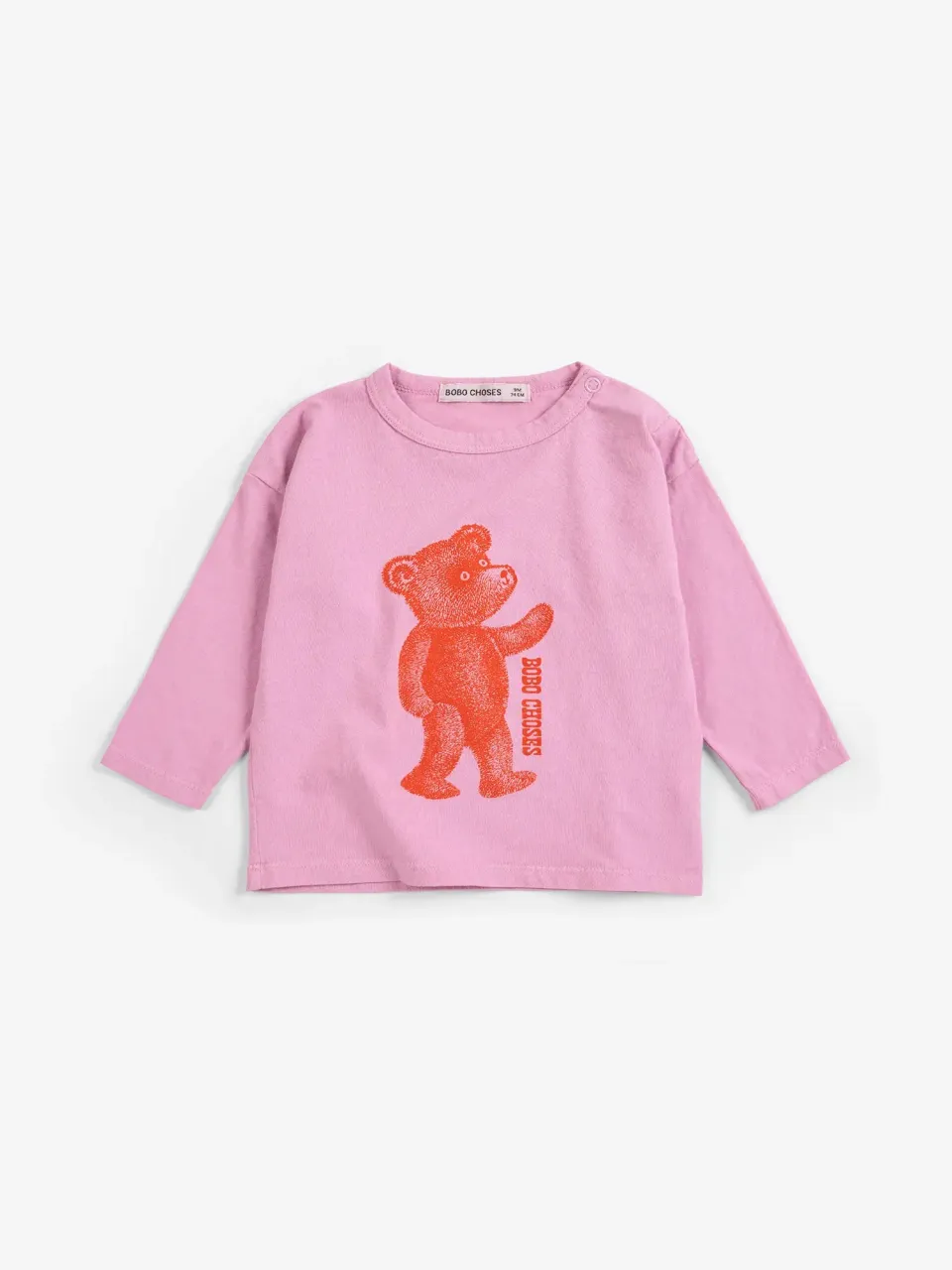 Bobo Choses Softpaw Monster T-shirt lyserød økologisk