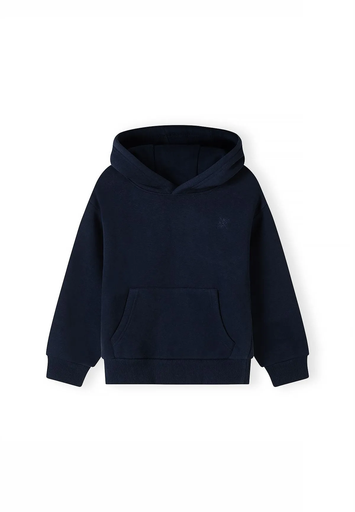 Minoti 45782 hoodie 2-pak navy broderi