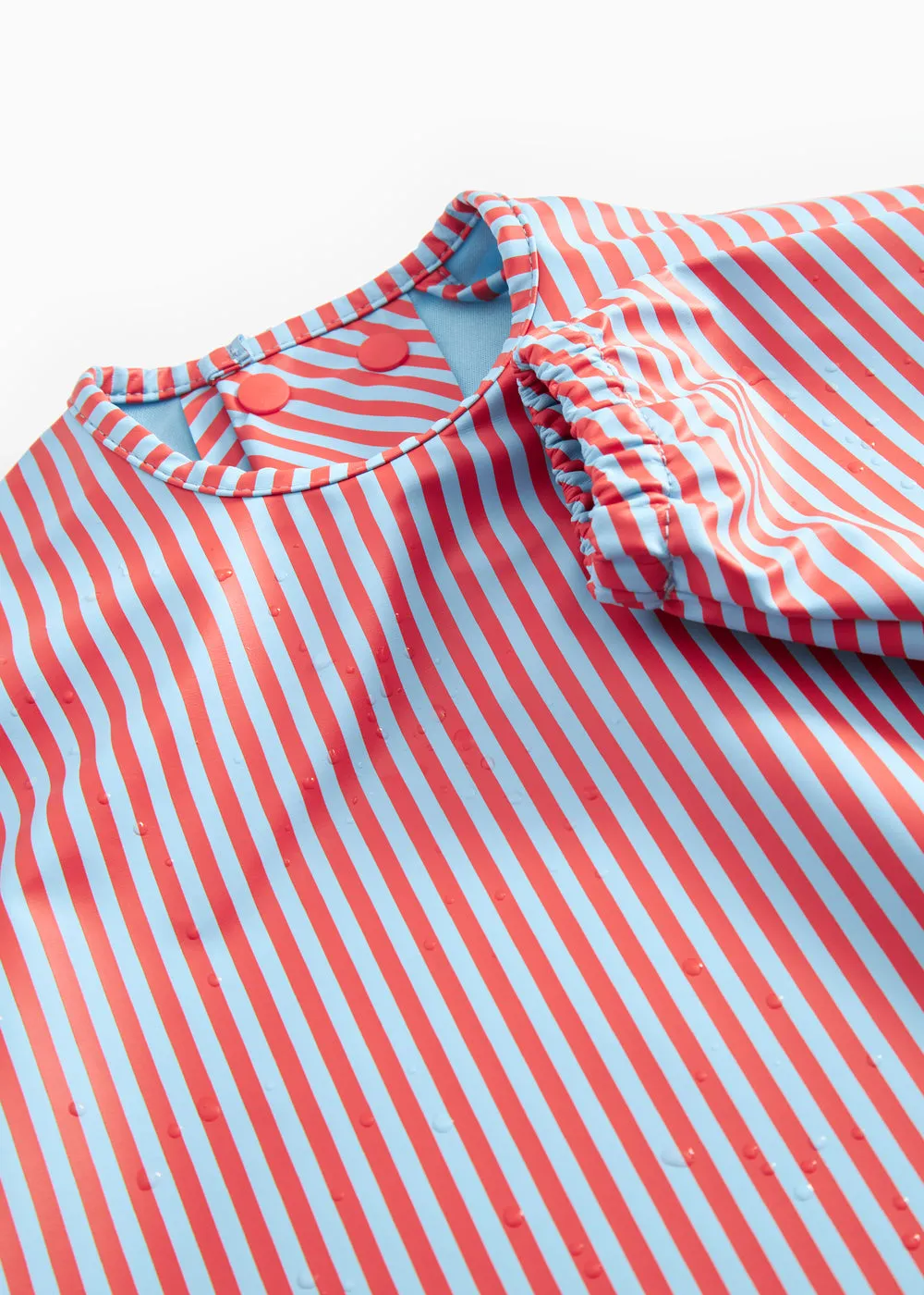 MarMar Apron LS spiseforklæde Blue Red Stripes