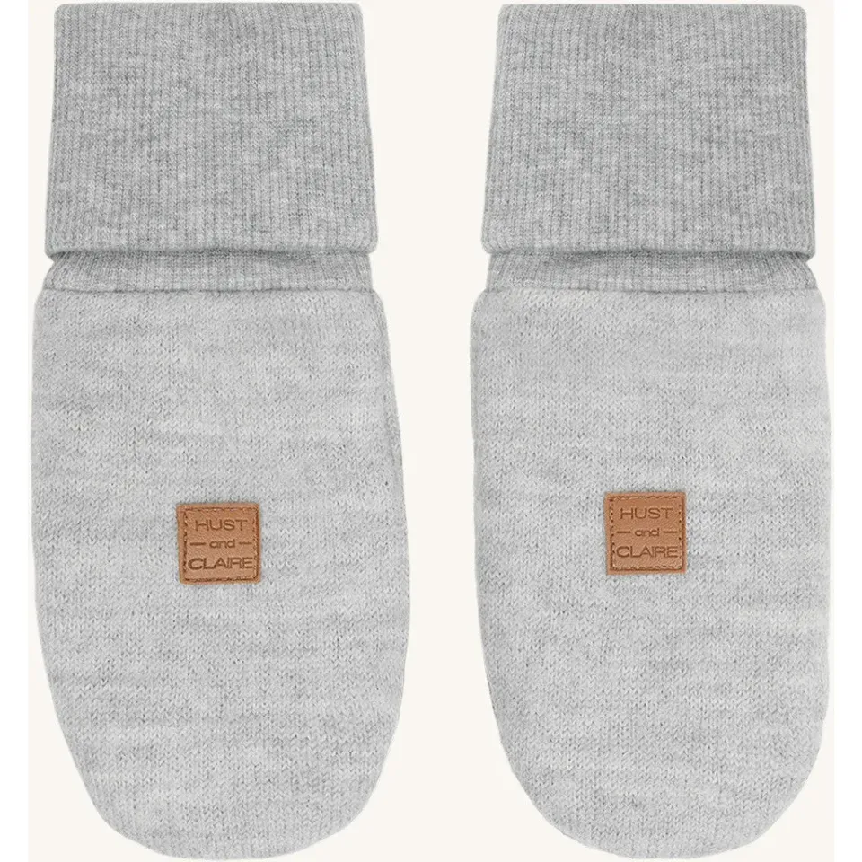 Hust & Claire Felix vanter Light Grey Melange uld