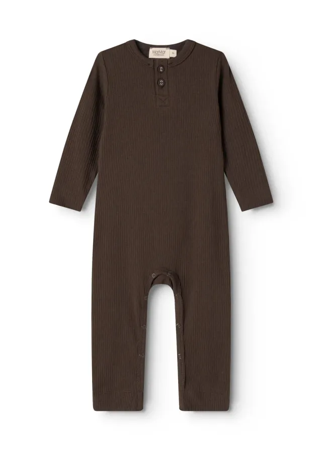 MarMar Rompy Heldragt Dark Roast Baby Modal Rib