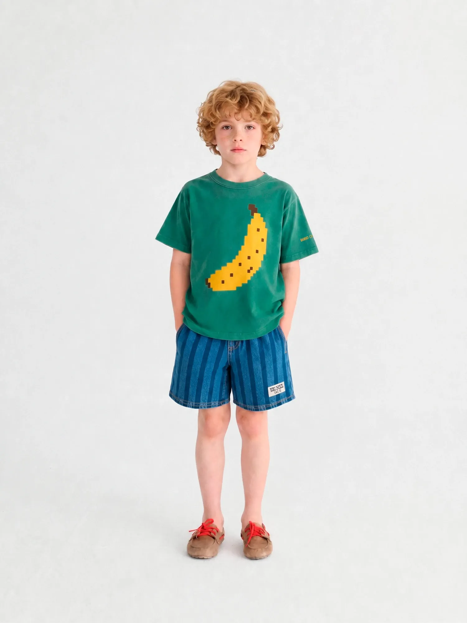Bobo Choses Fruit Bites Banana T-shirt grøn økologisk
