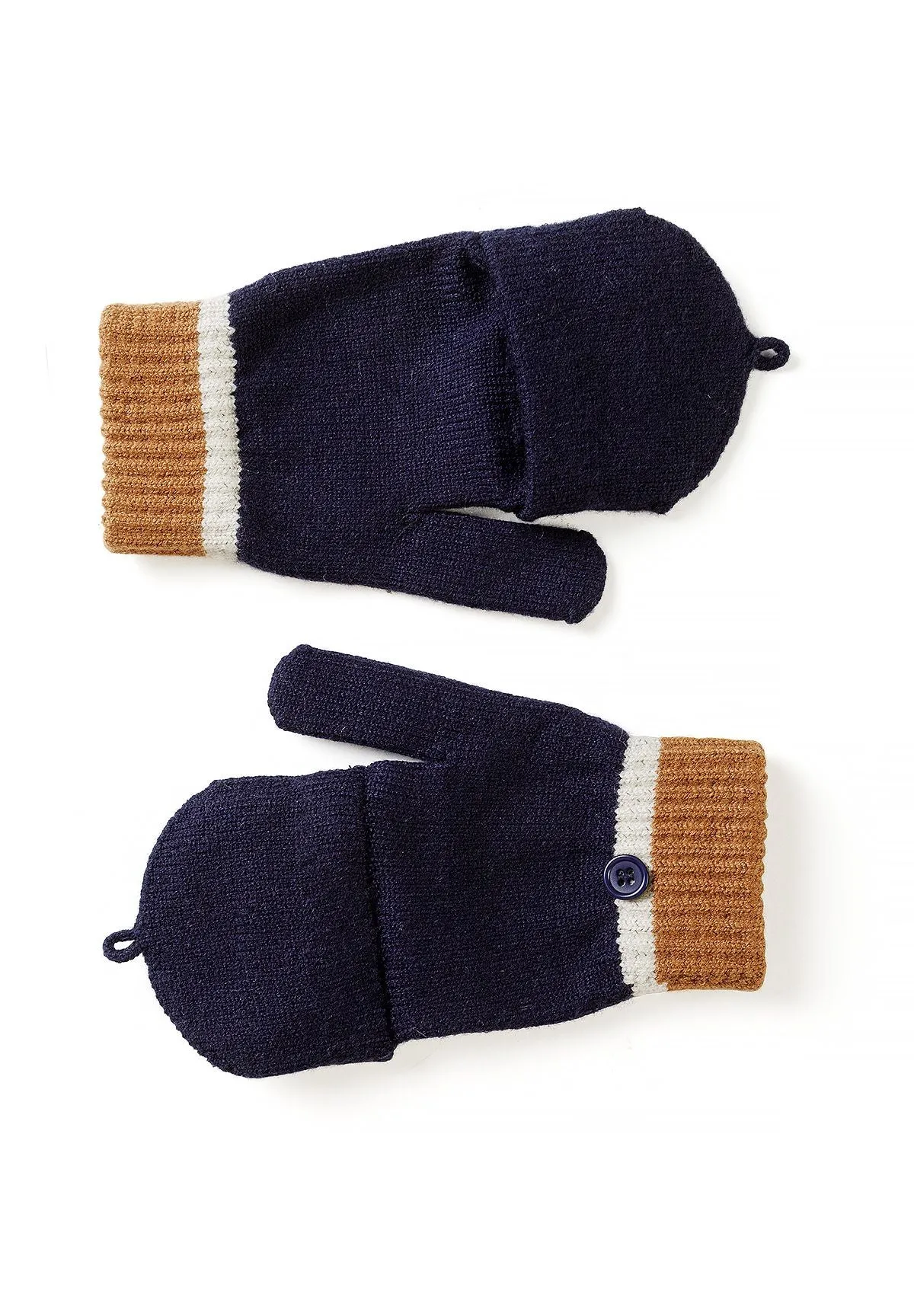 Minoti 45919 huesæt hue handsker navy str. 92-104