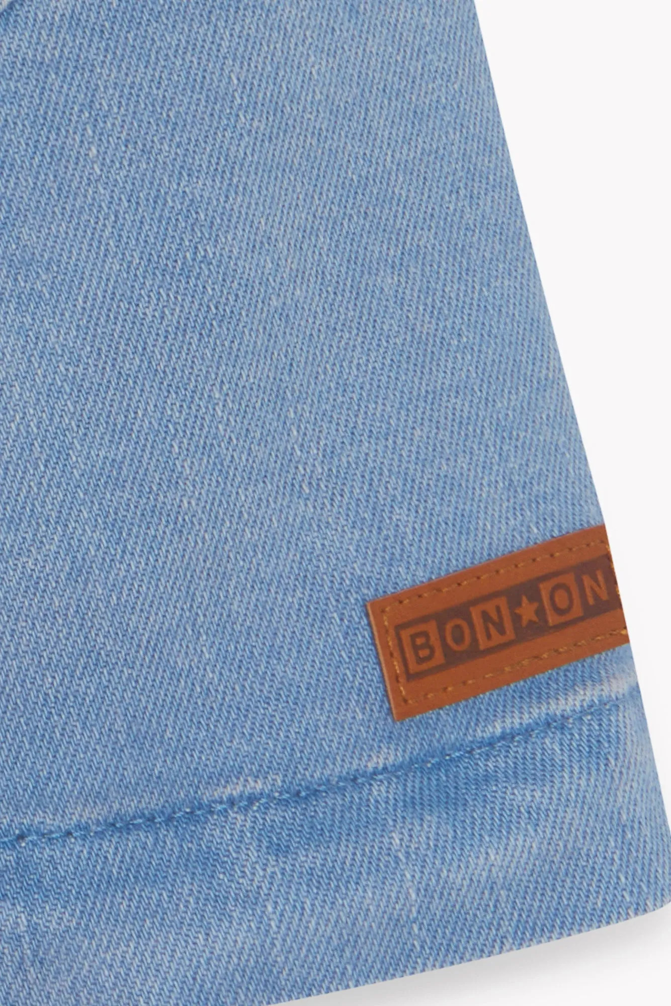Bonton Douchka nederdel bleget denim hjerter