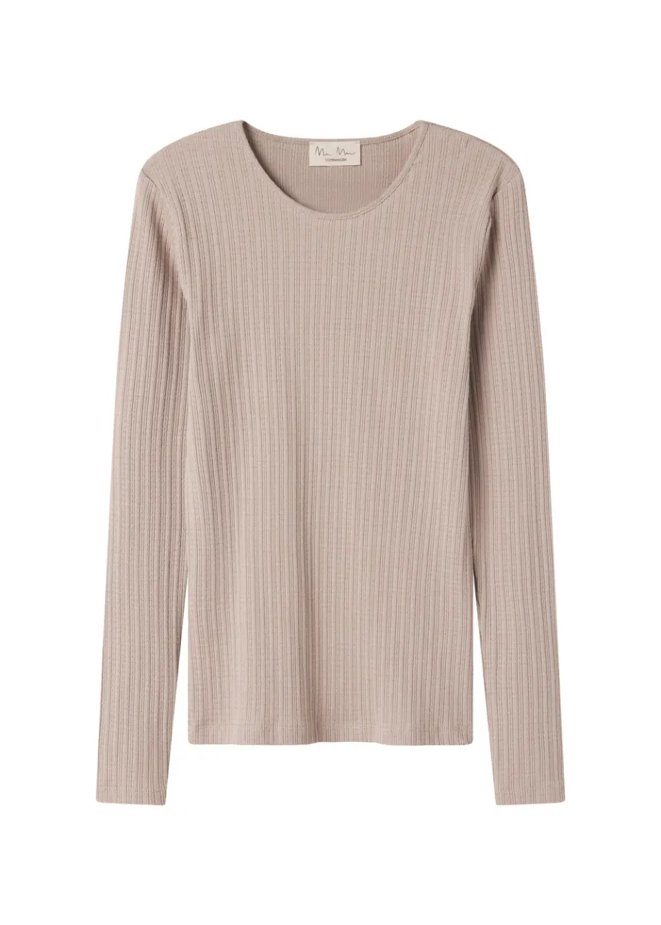 MarMar Tamra W t-shirt Soft Beige langærmet modal