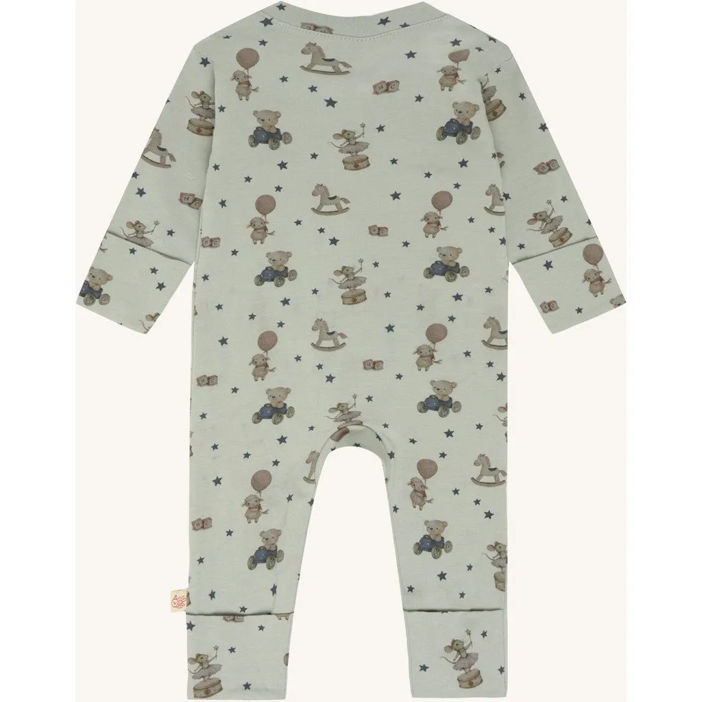 Hust & Claire Mich jumpsuit forest fog økologisk bomuld