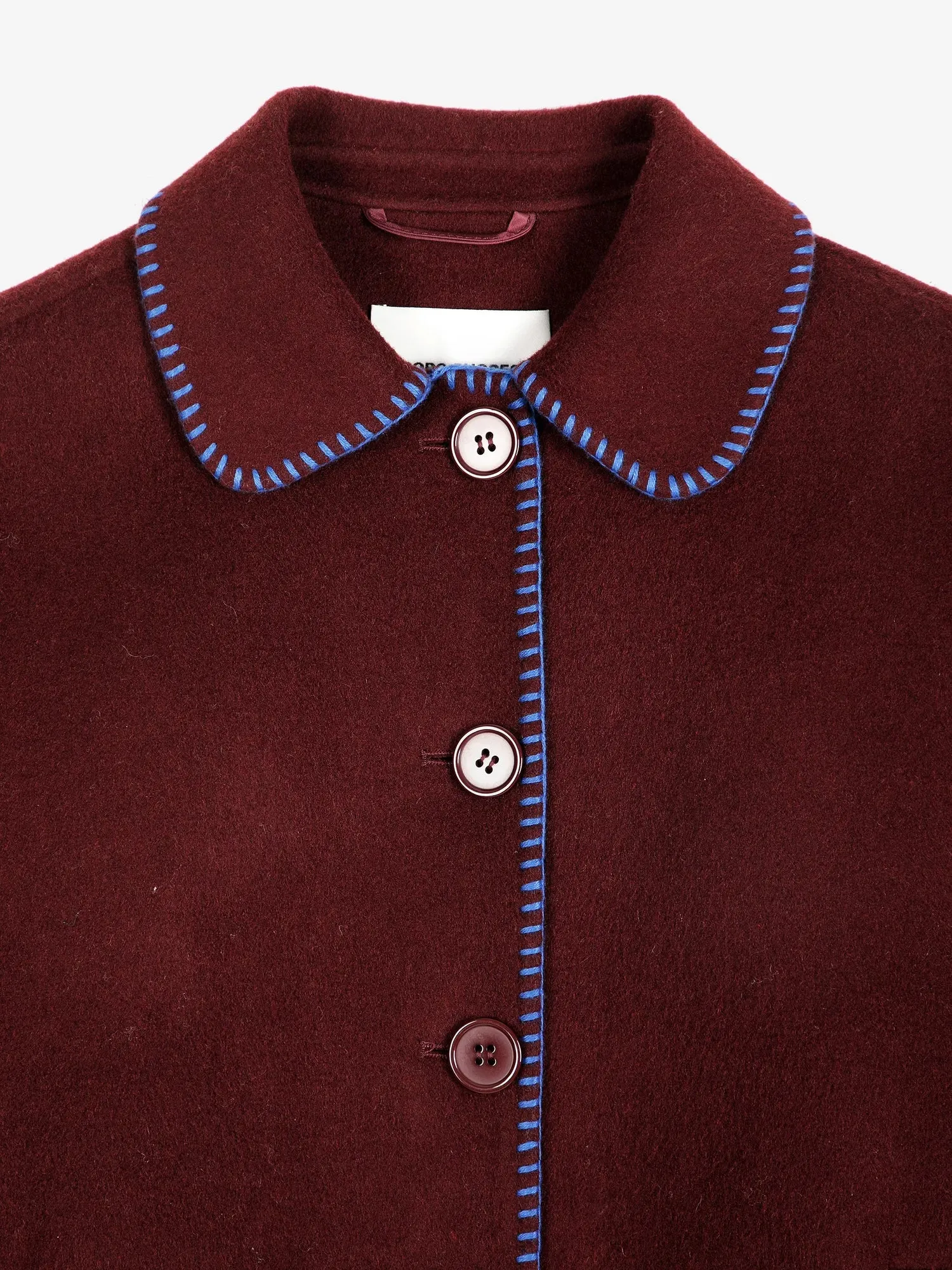 Bobo Choses All About Monsters uldjakke bordeaux XS