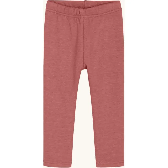 Hust & Claire Lisa Fleece leggings Dry Rose bomuld
