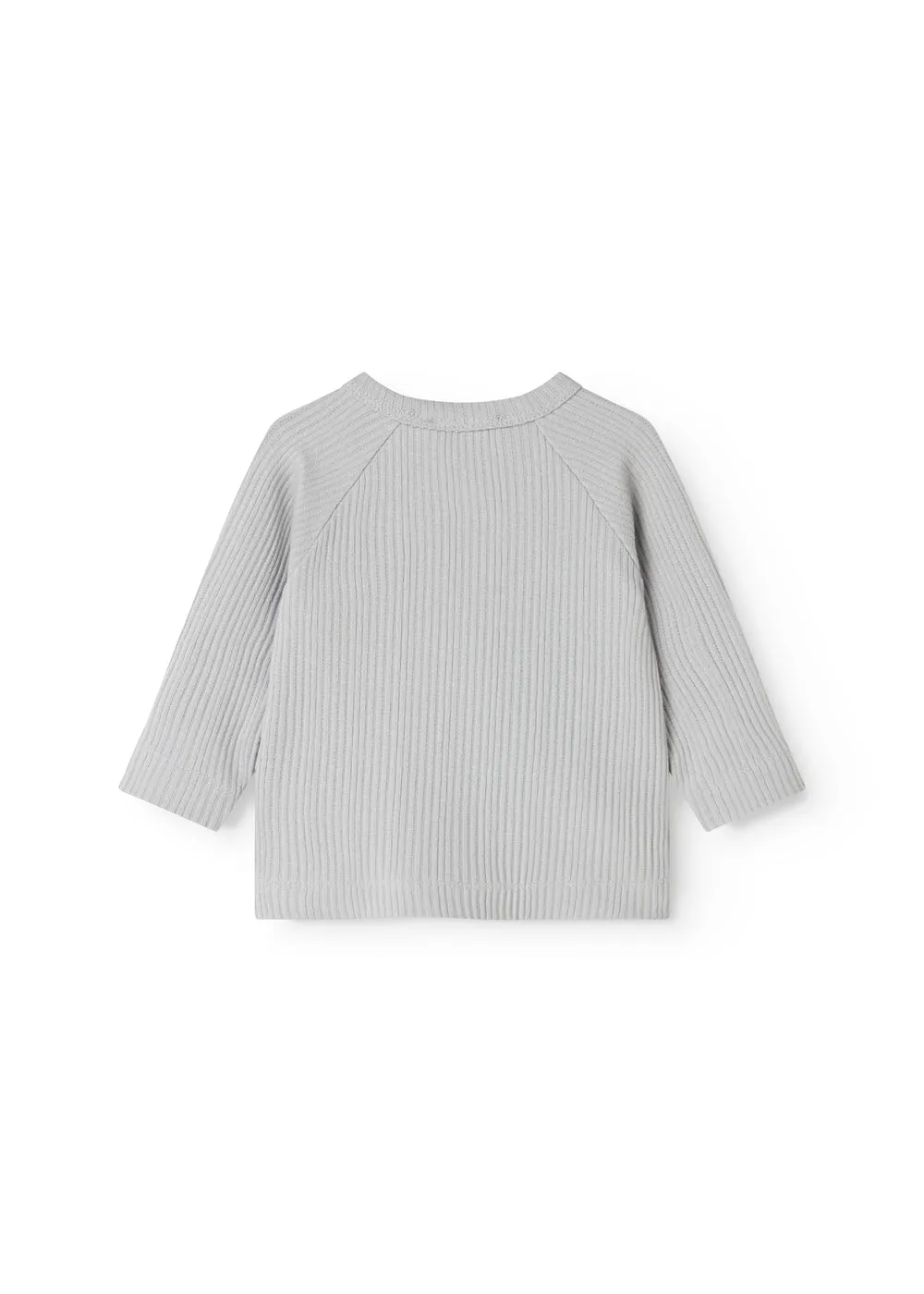 MarMar Tuti Wrap LS slå-om bluse Blue Haze modal