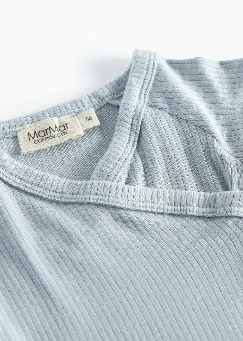 MarMar Copenhagen Tuti Wrap LS bluse blue stone modal