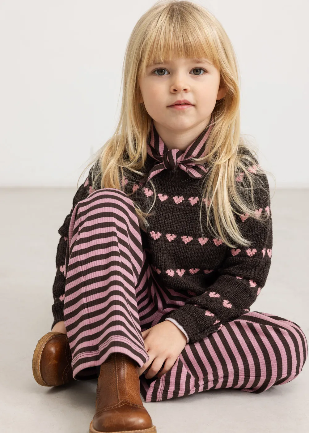 MarMar Pansi bukser Heather Stripe modal leggings