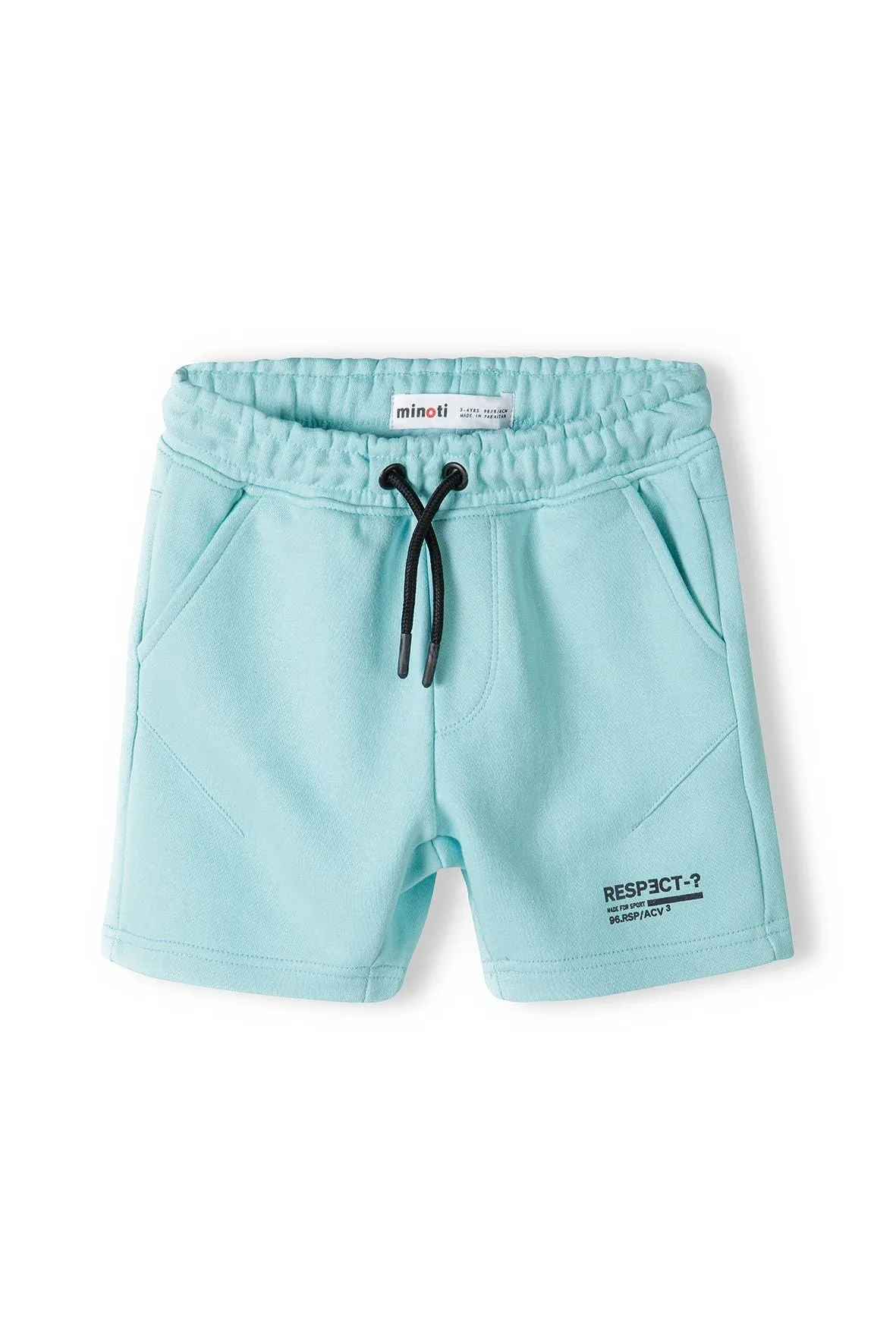 Minoti 38349 fleeceshorts mint til drenge