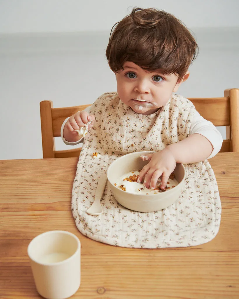 MarMar Jeans Bib Long hagesmæk 2-pak Petite Fleurs