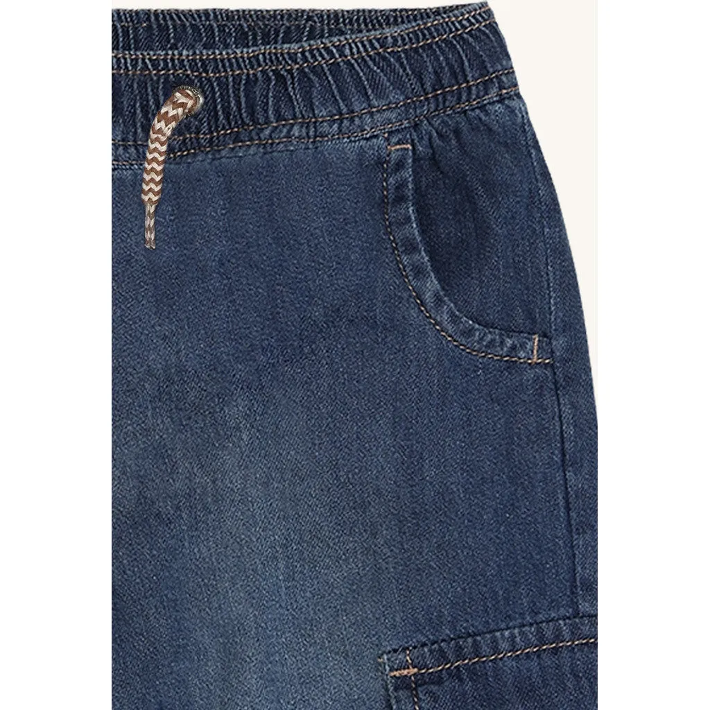 Hust & Claire Trevor jeans Blue Denim med foer