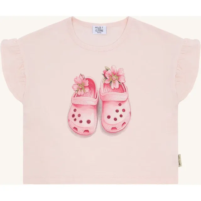Hust & Claire HCAlma t-shirt Quartz bomuld/stræk