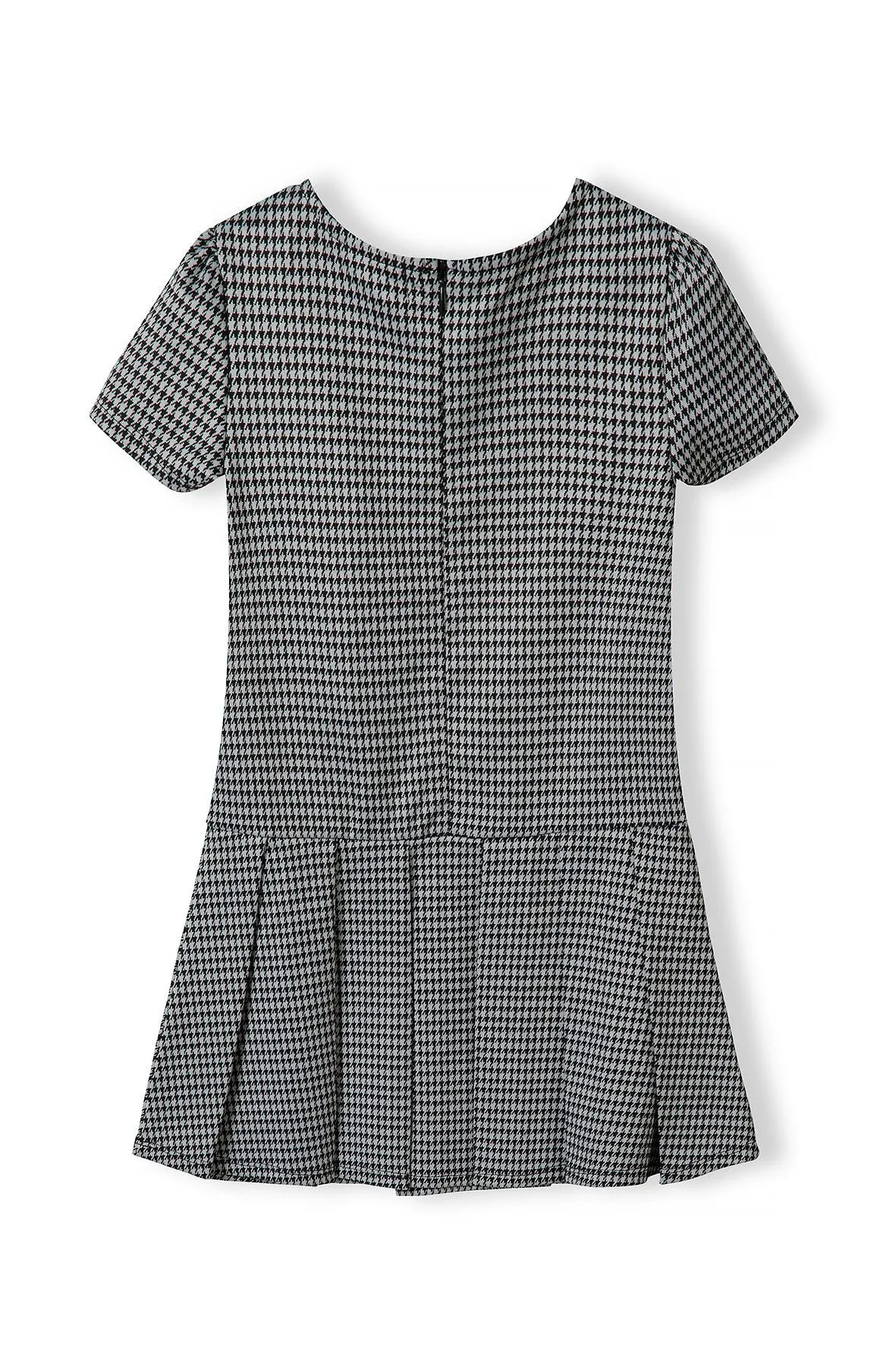 Minoti 39434 jerseykjole til piger pepita