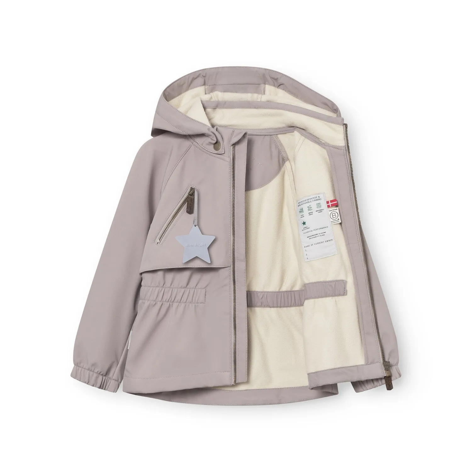 MINI A TURE MATALGEA softshell jakke fleece vandafvisende