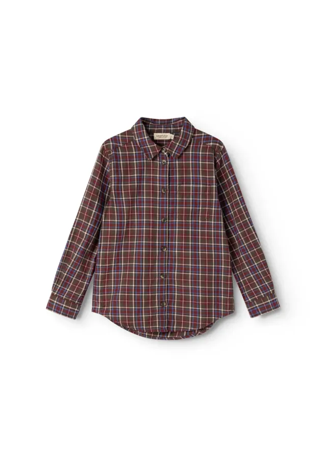 MarMar Tommy skjorte chocolate check ternet