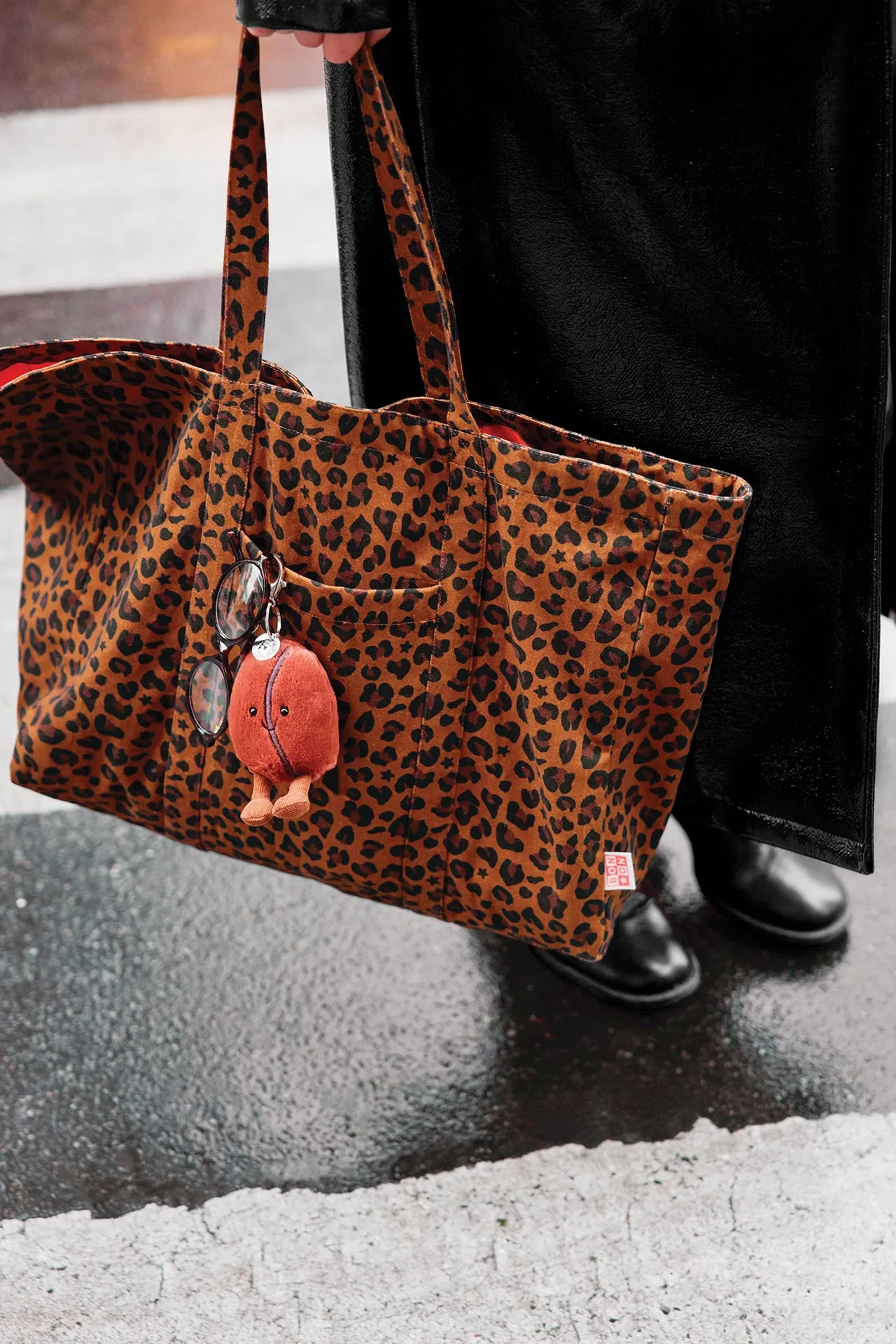 Bonton Leopard mulepose stor leopard bomuld