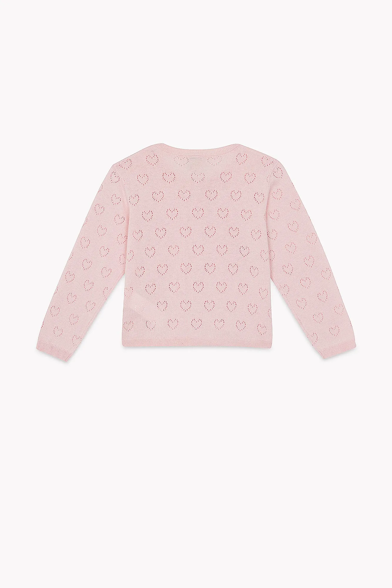 Bonton Lilou Coeur cardigan rosa blossom