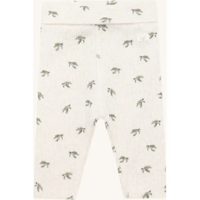 Hust & Claire Luca Animals leggings Iceberg økologisk bomuld