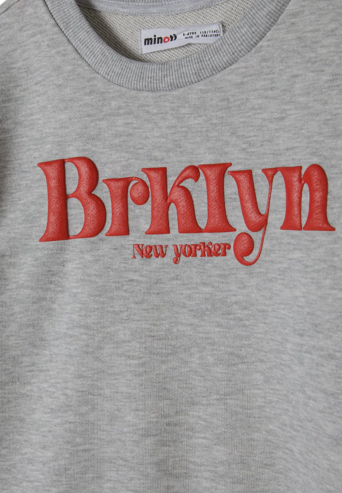 Minoti 42498 Brooklyn sweatshirt til drenge grå