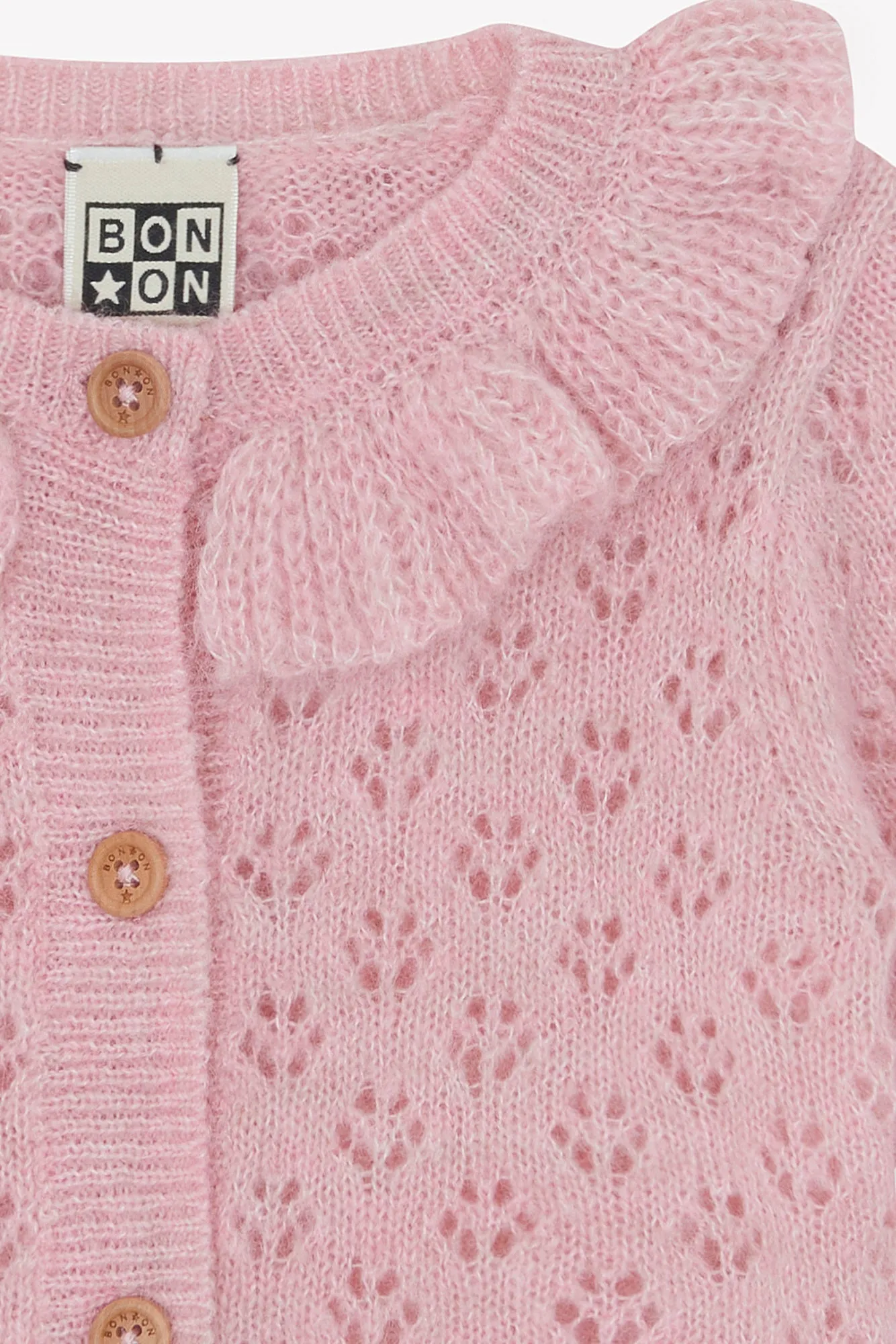 Bonton Corolle vest Rose Blossom hulmønster baby