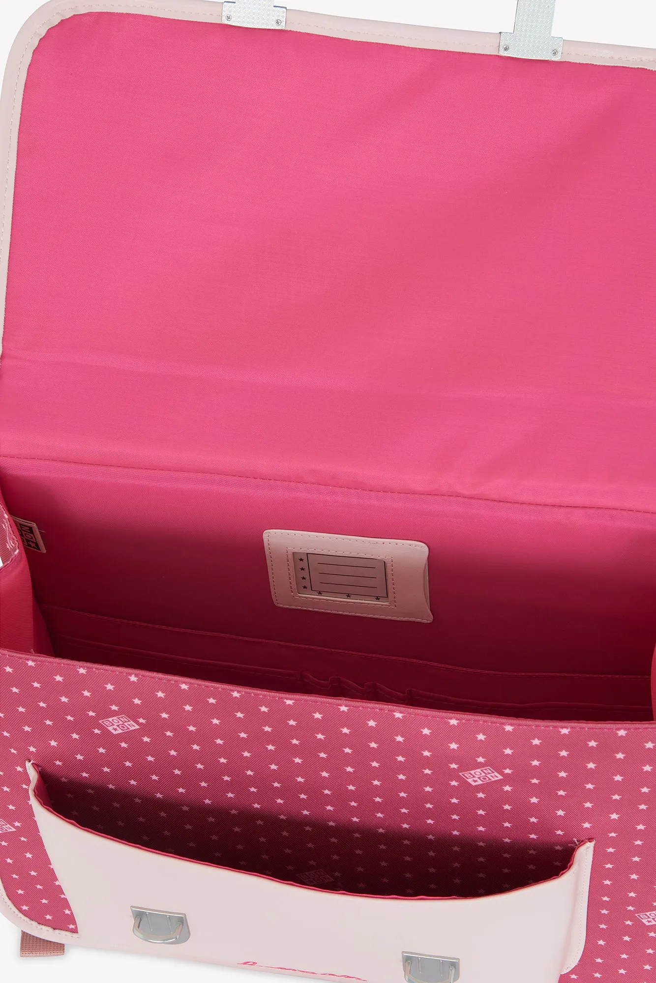 Bonton Cartable Rose Étoiles skoletaske bomuld stjerner