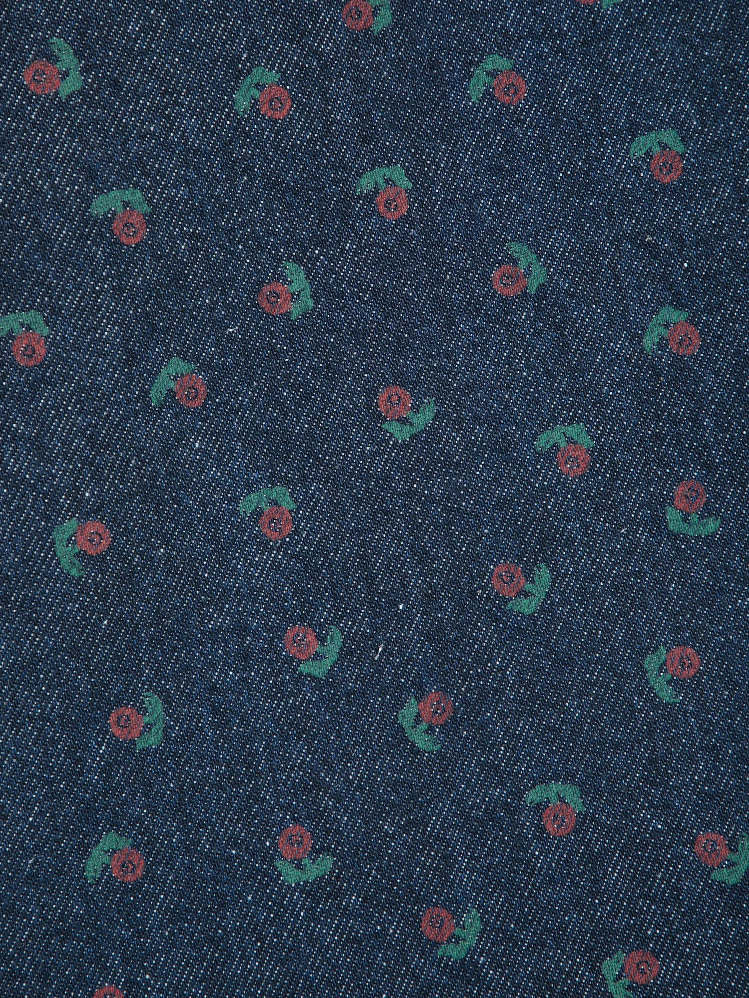 Bobo Choses Swamp Whirl all over denim cocoon bukser navy