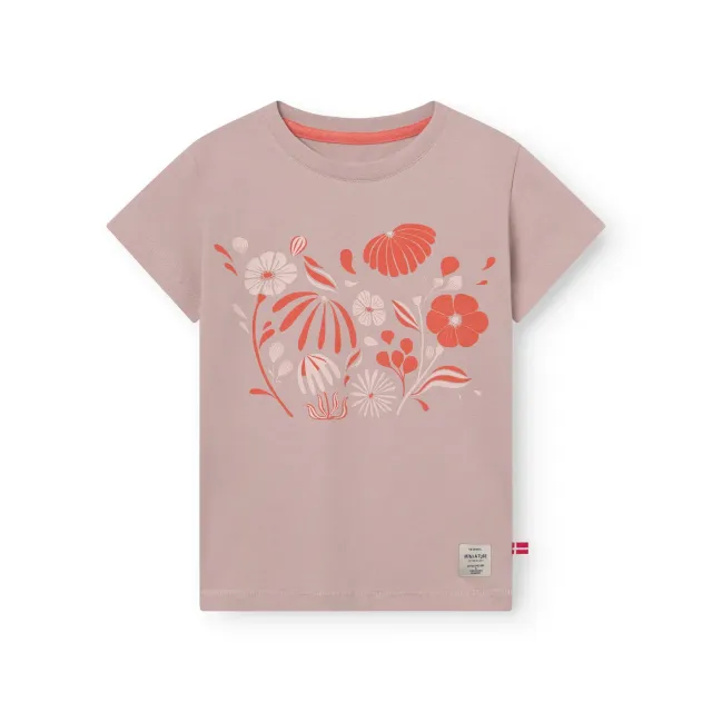 MINI A TURE MATCHARLEY t-shirt Cloudy rose økologisk bomuld