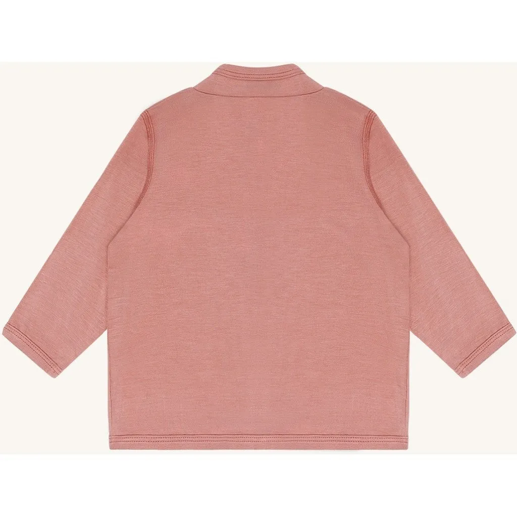 Hust & Claire HCCurd Solid Zip cardigan Old Rosie bambus