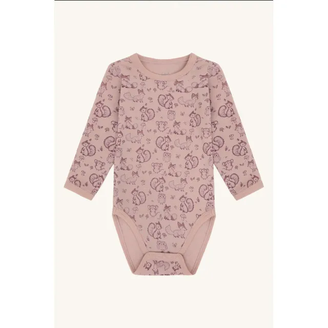 Hust & Claire Bo body merino dusty rose dyr