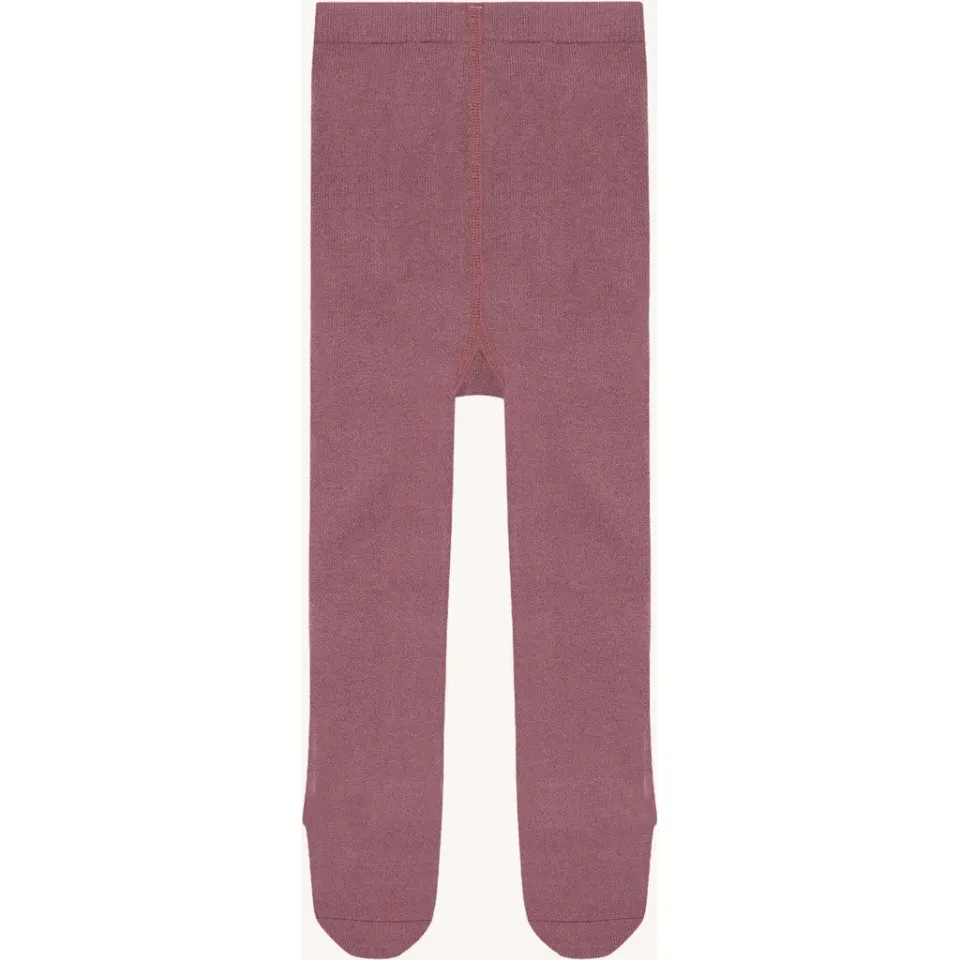 Hust & Claire Foxie strømpebukser Pale Mauve uld-bambus