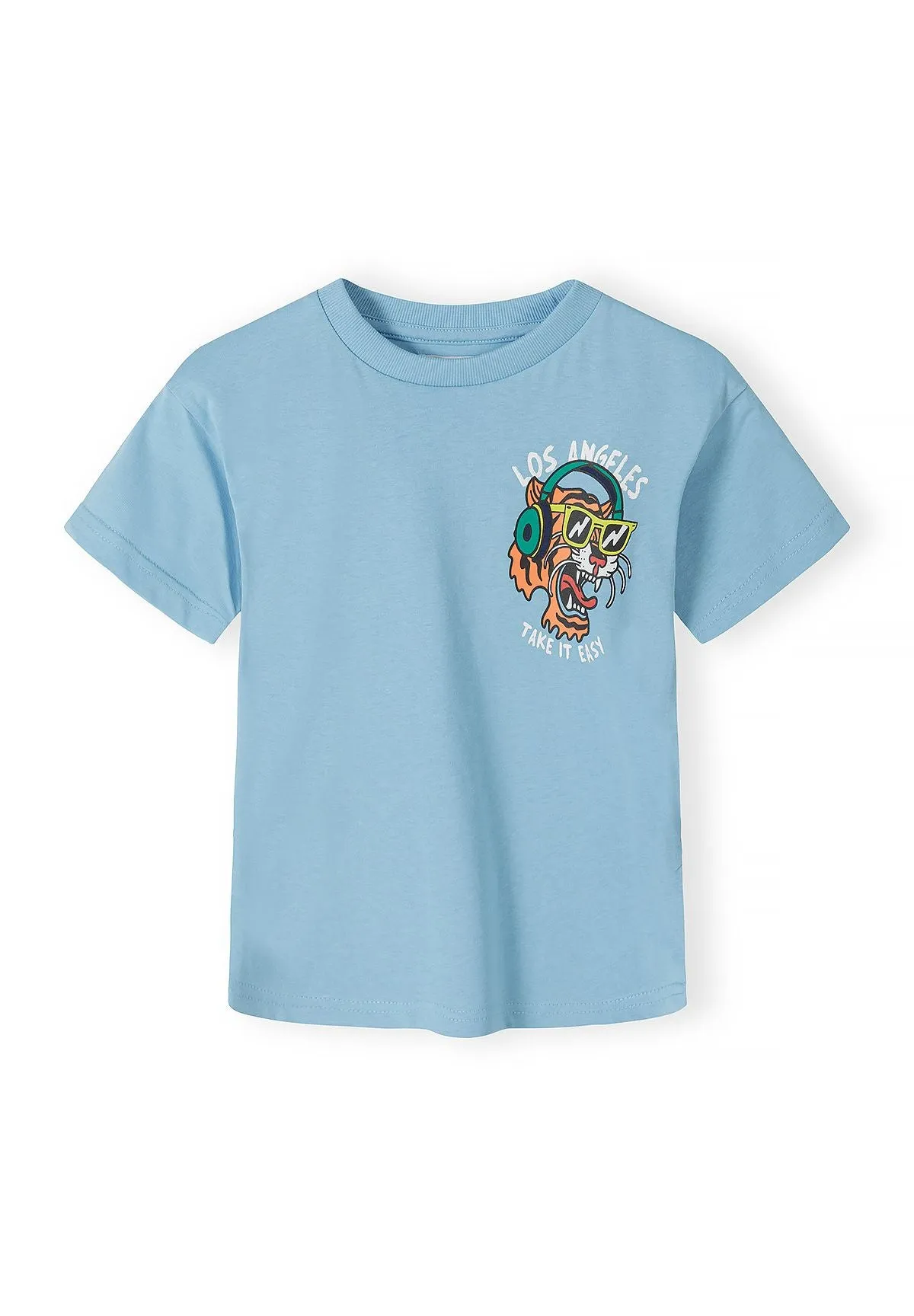 Minoti 44867 t-shirts til drenge 5-pak bomuld med print