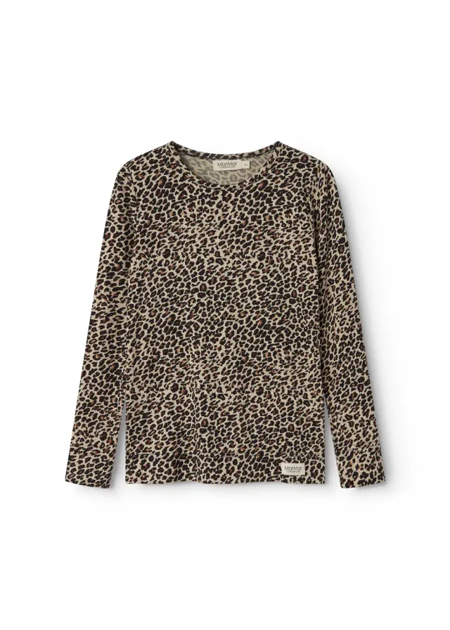 MarMar Copenhagen Leo Tee t-shirt Brown Leo leopard