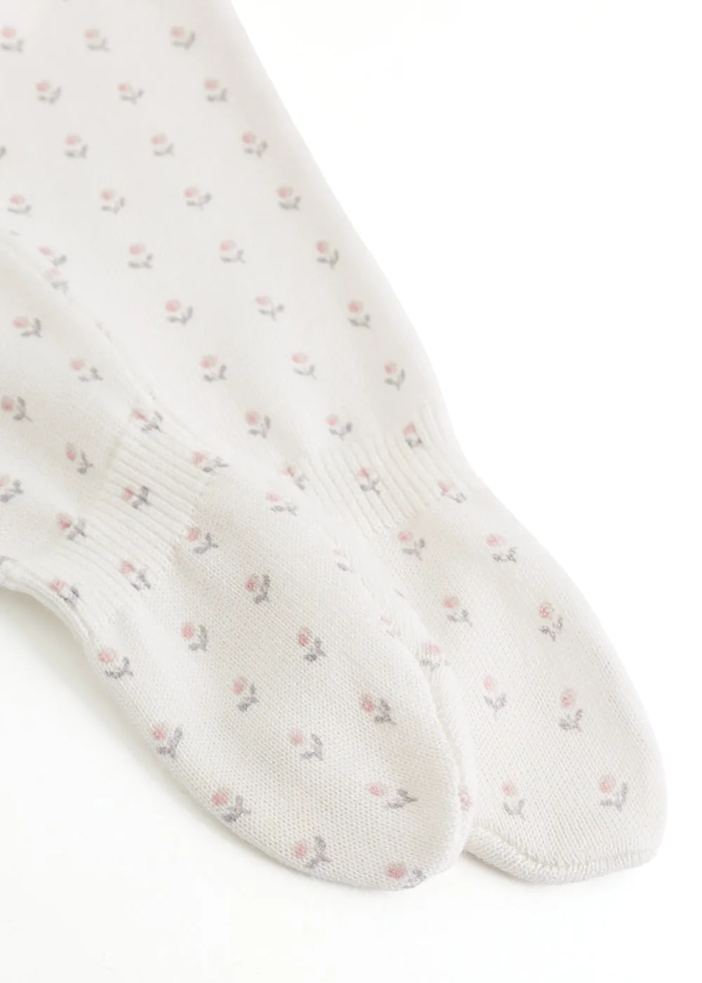 MarMar Piro strikbukser Flower Stripe med fødder