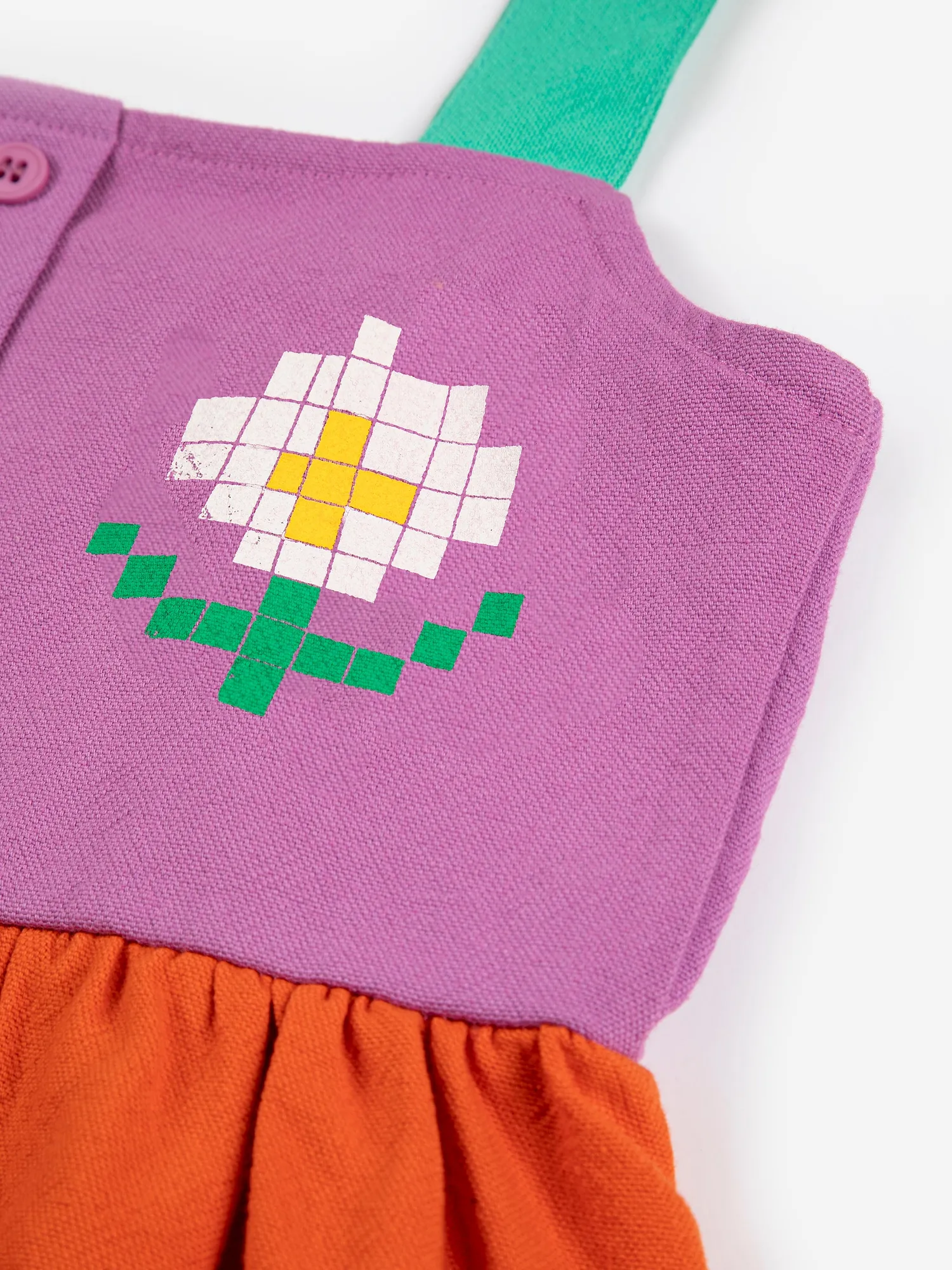 Bobo Choses Pixel Daisy sb126ac108 kjole vævet