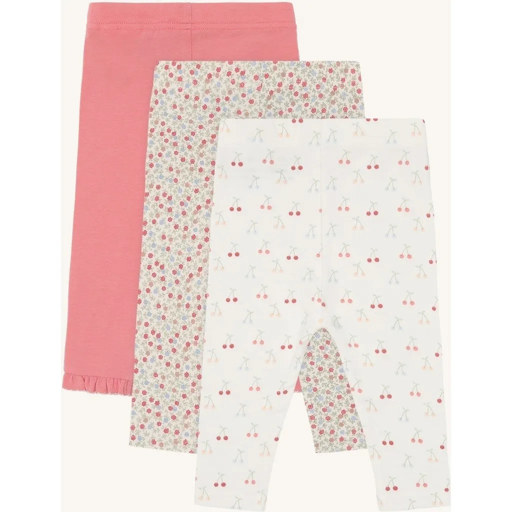 Hust & Claire HCLiva spring leggings Ivory bomuld