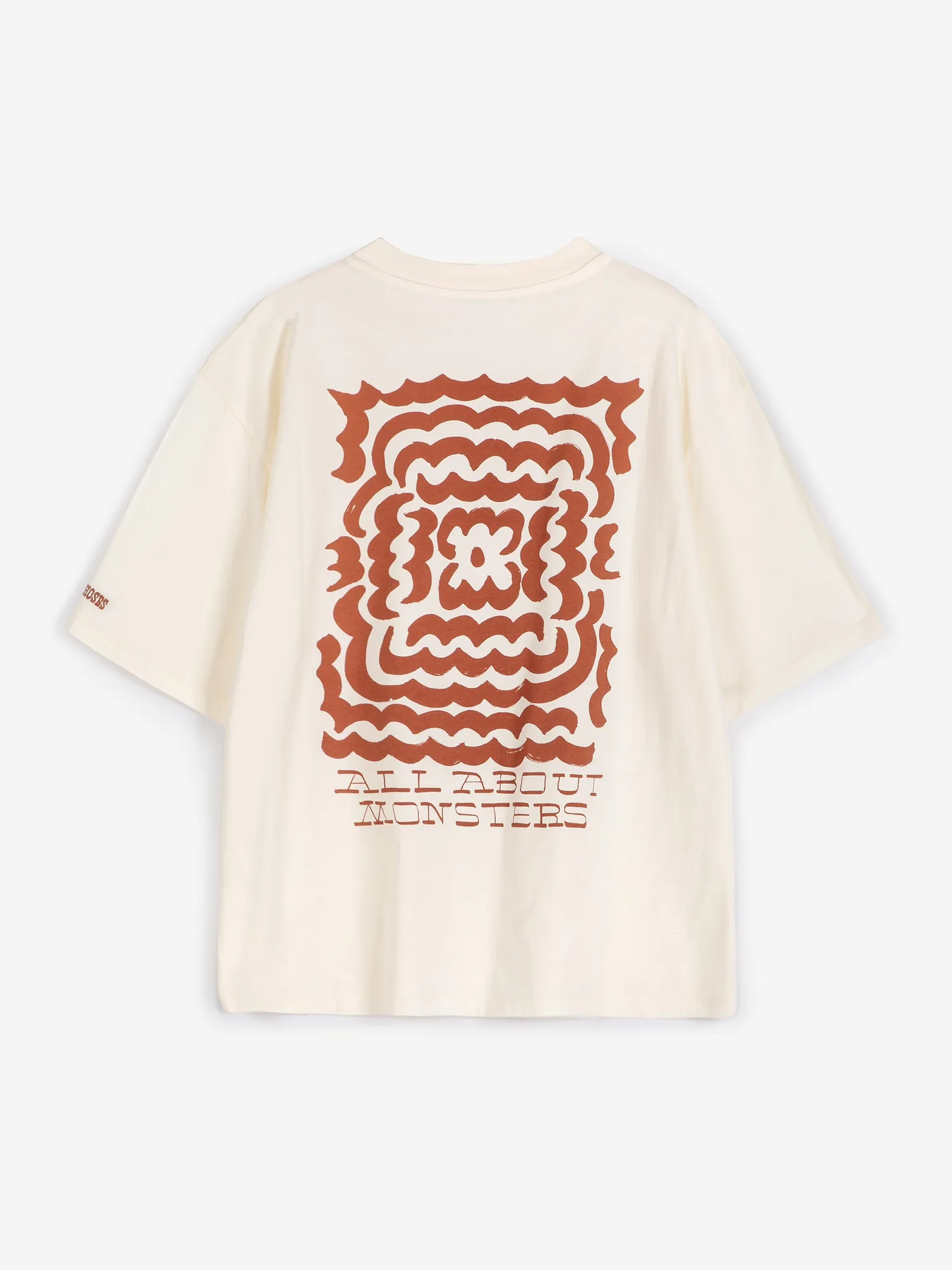 Bobo Choses Dark Flower print relaxed T-shirt offwhite