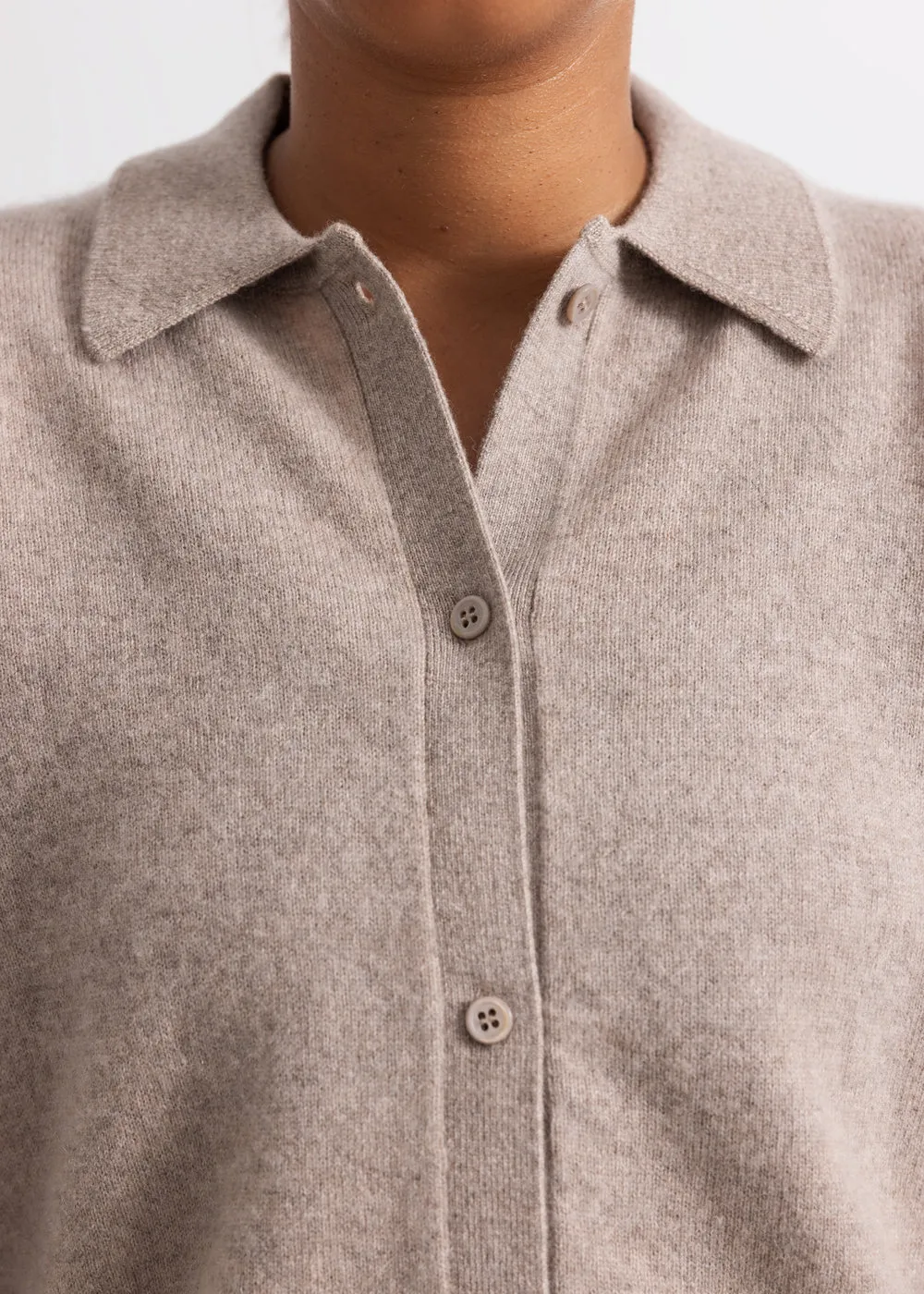 MarMar Tone W kashmir cardigan Alpaca Melange