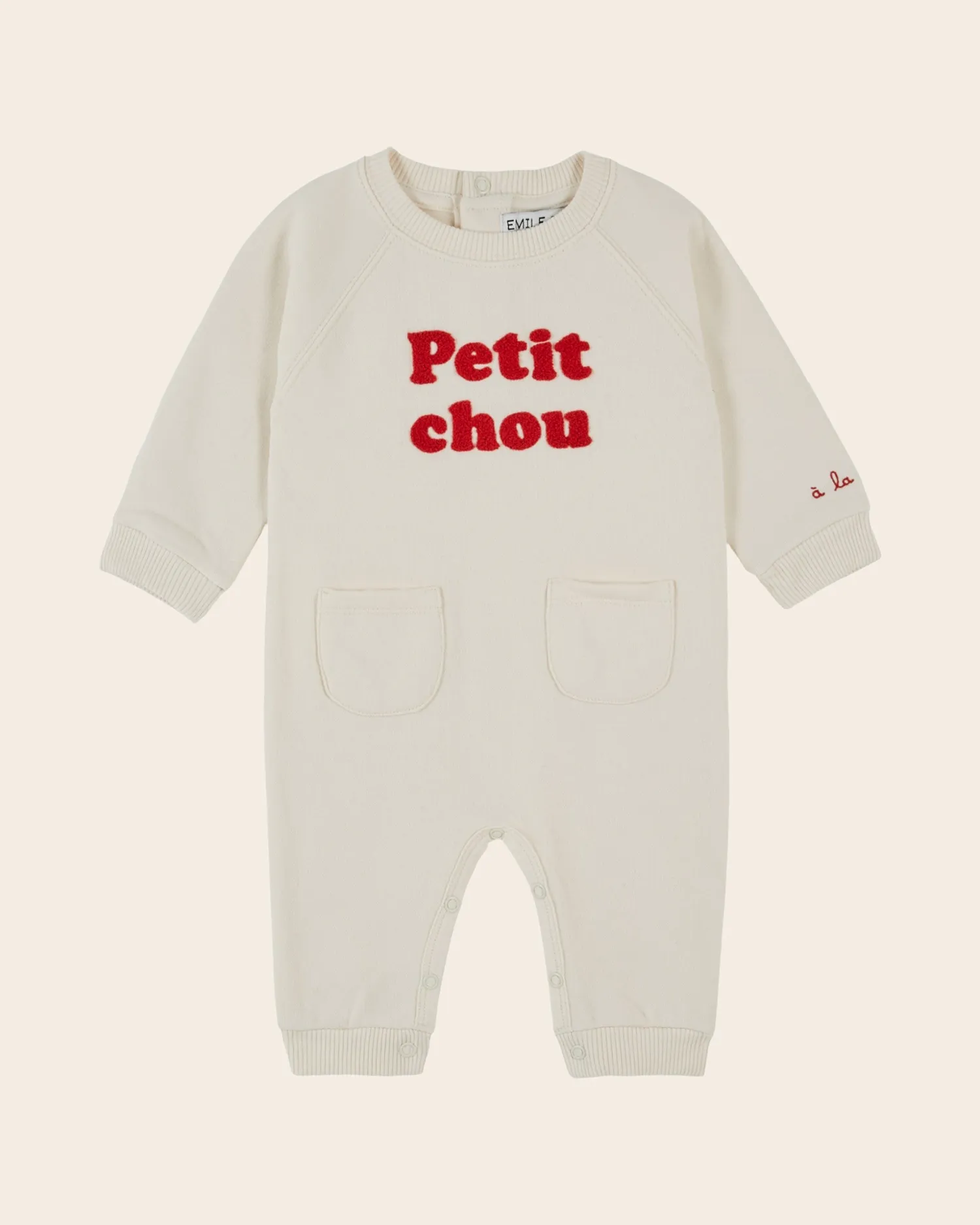 Emile et Ida Petit Chou dragt ecru bomuld