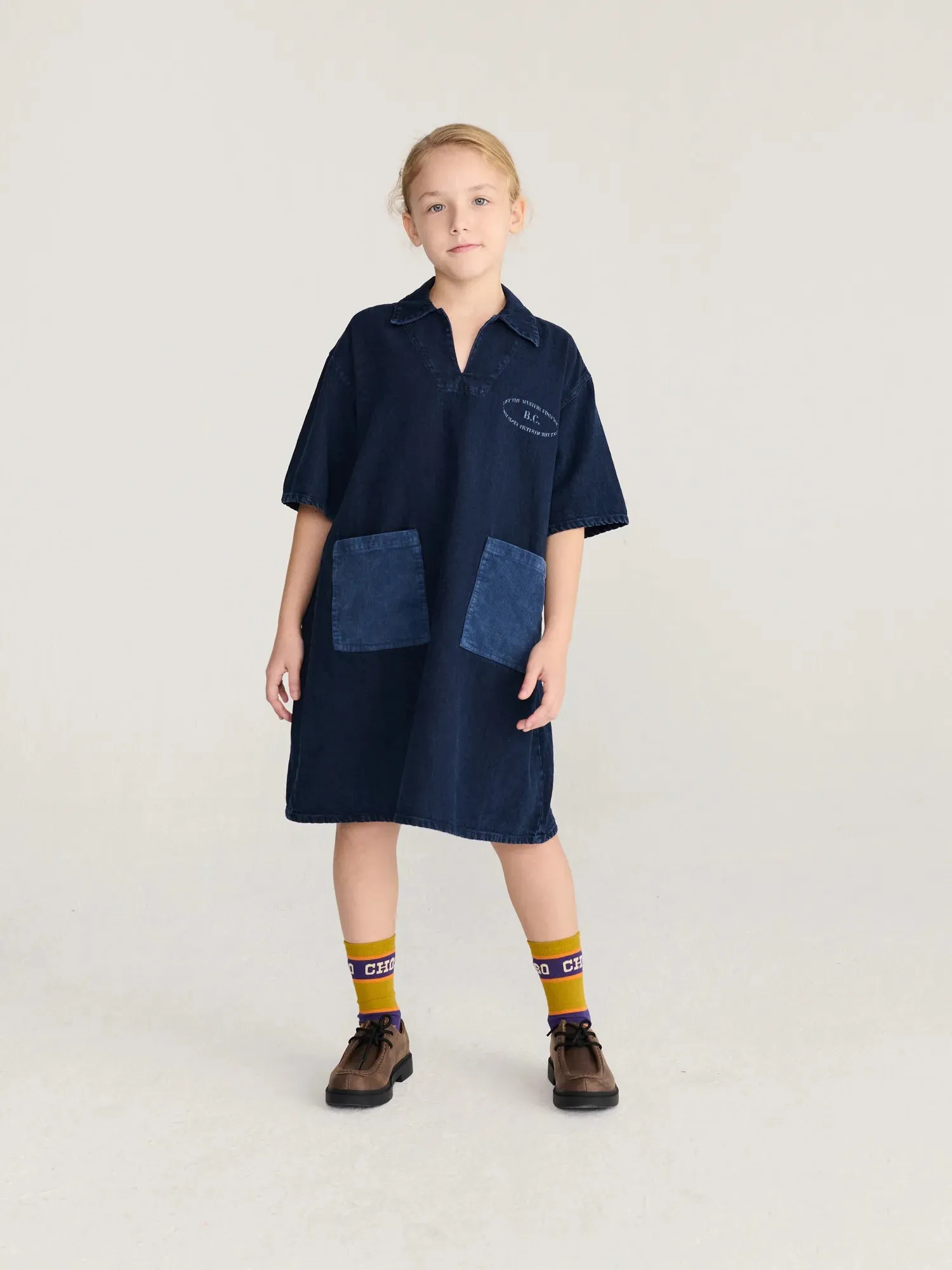 Bobo Choses Pop stripes lange strømper 23-25 flerfarvet