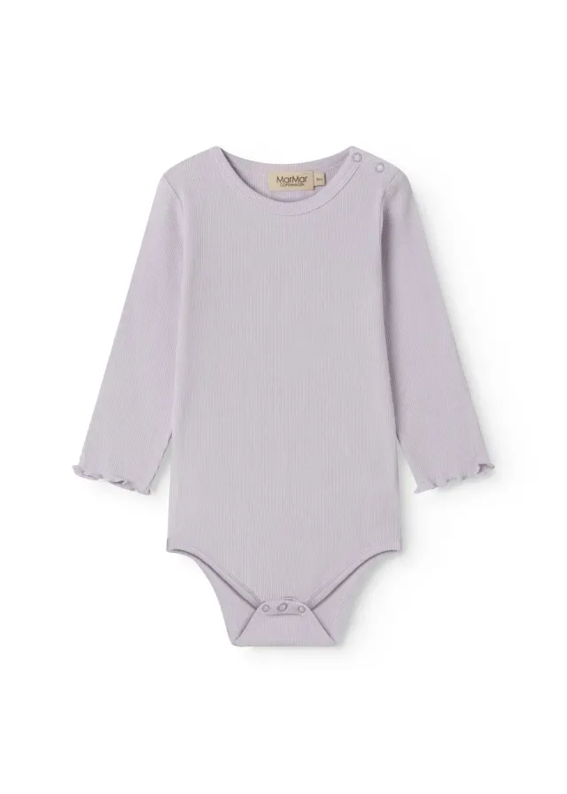 MarMar Benedicte bodystocking Sweet Violet langærmet