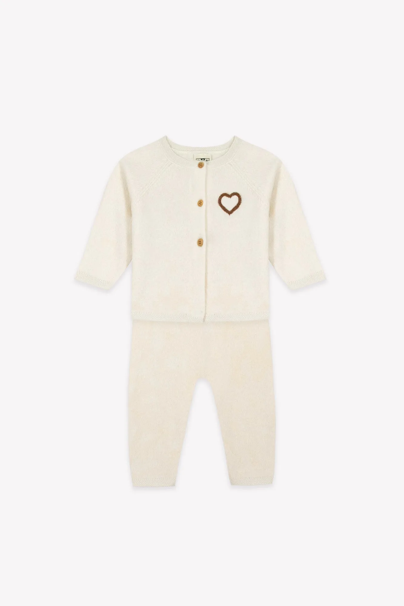 Bonton Cachens Milk Cachemire babysæt beige kashmir
