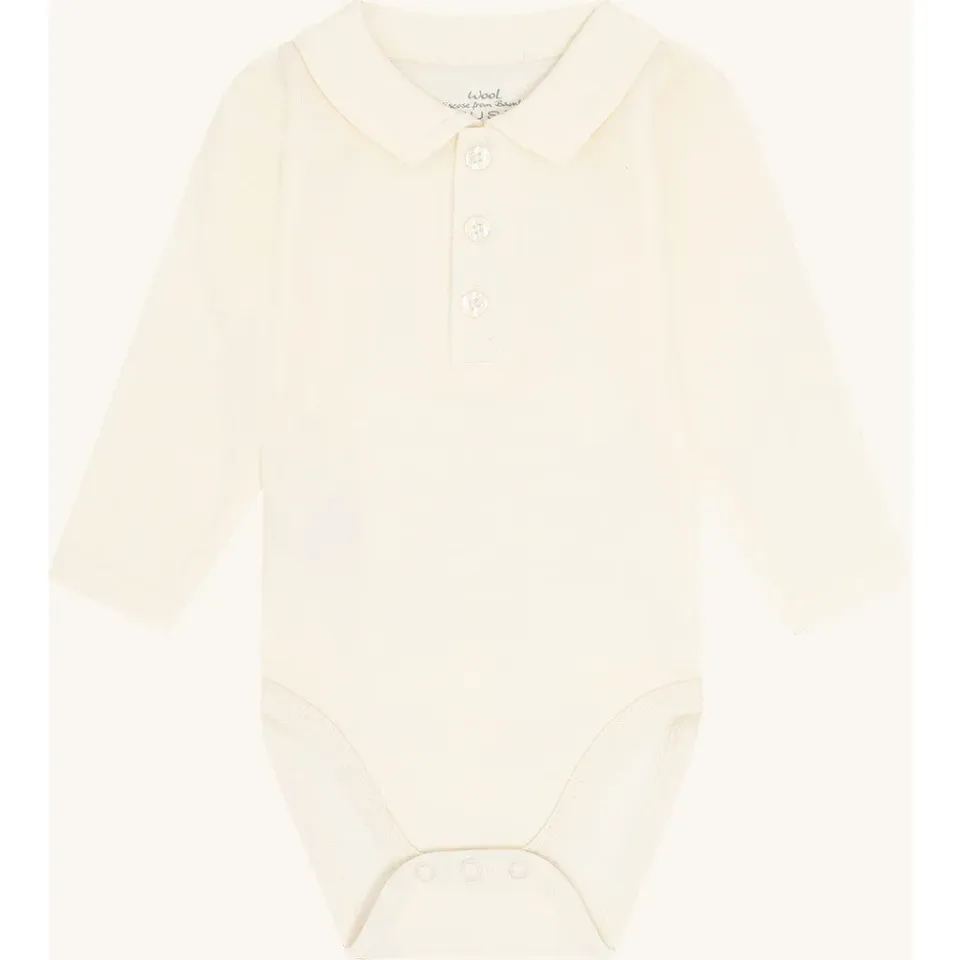 Hust & Claire Baldur body Ivory uld bambus
