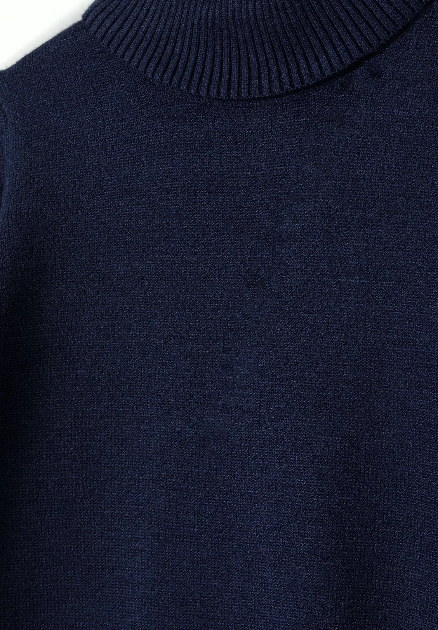 Minoti 43897 rullekravetrøje pige navy finstrik