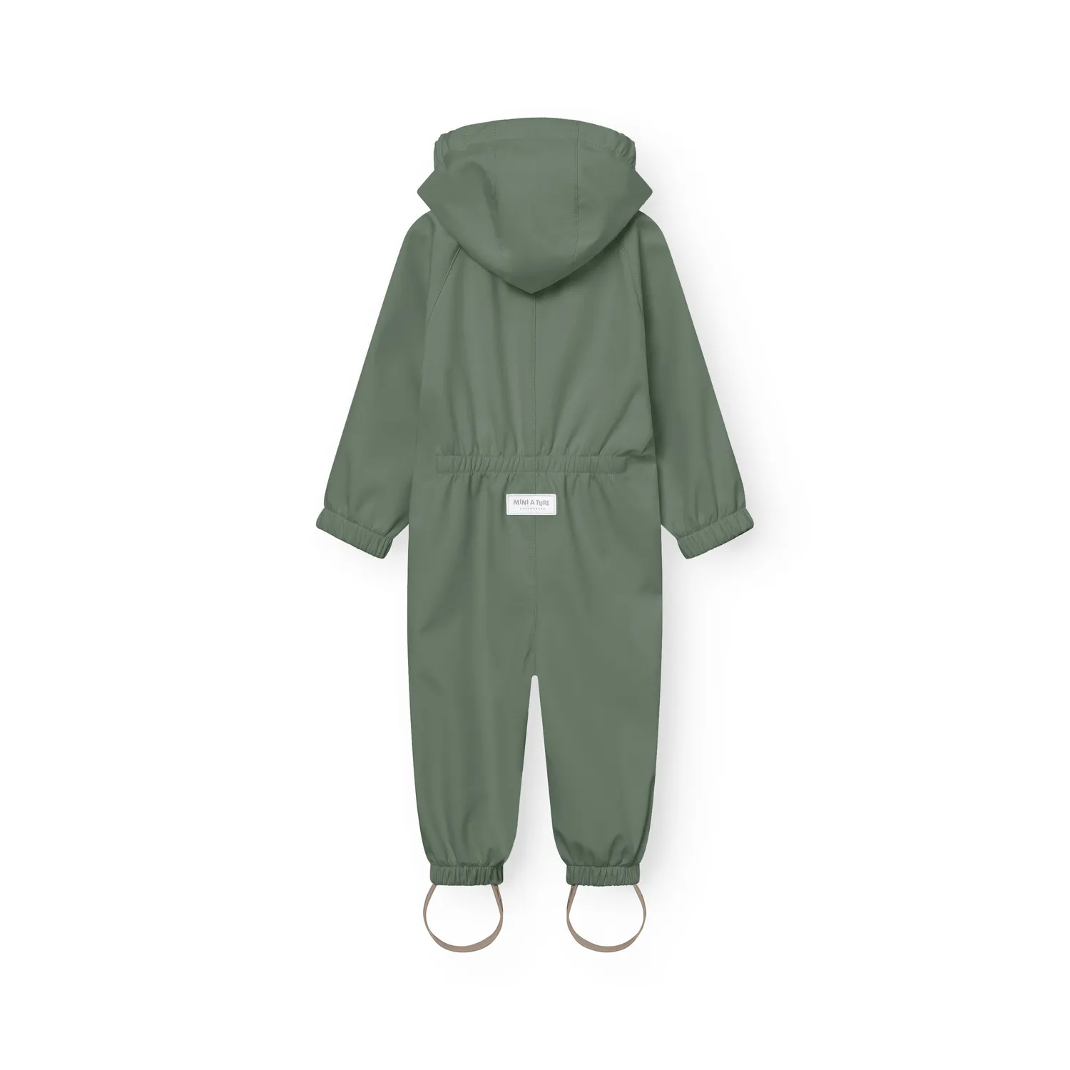 MINI A TURE Matarno softshelldragt 9m/74cm grøn vandafvisende
